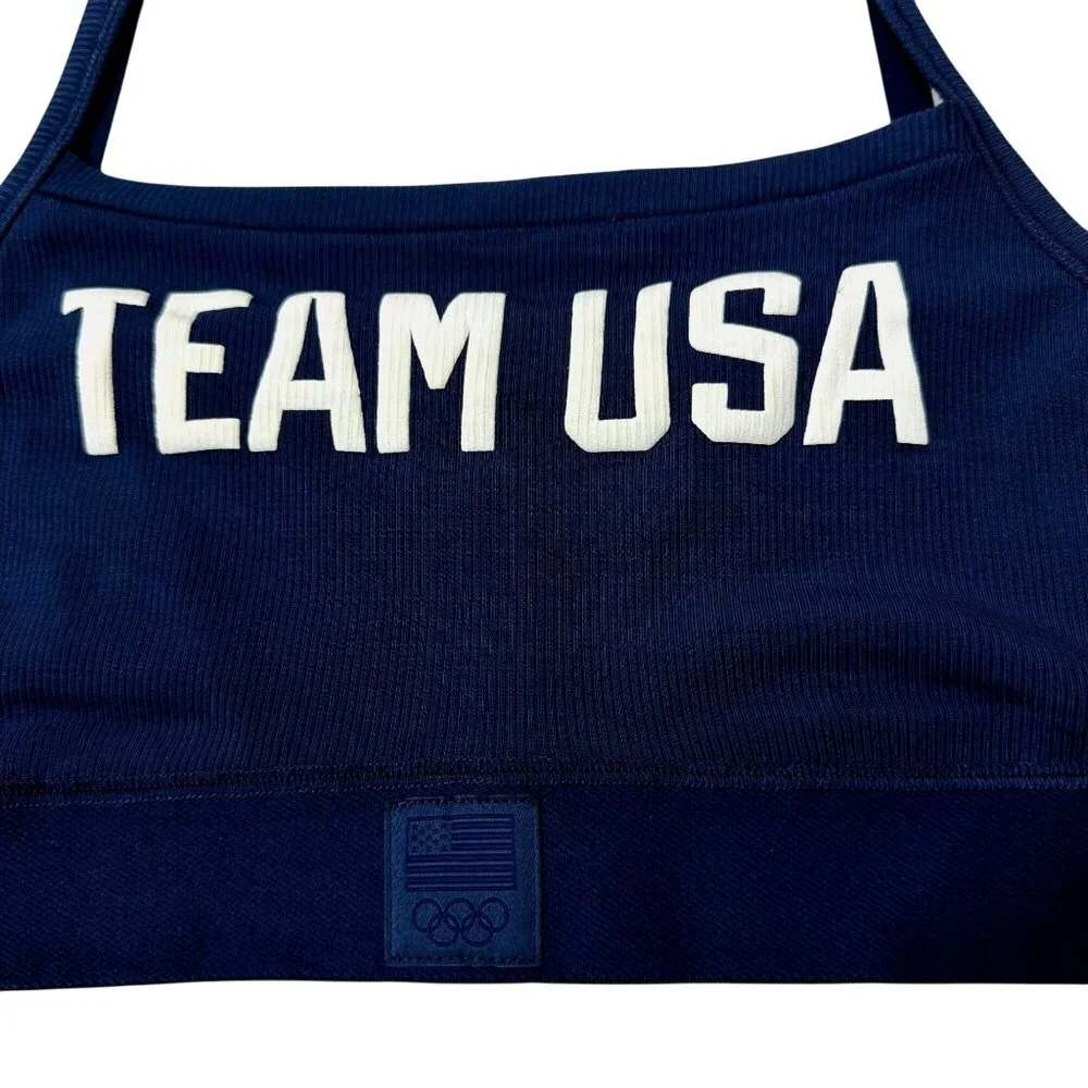 SKIMS Soft Lounge‎ Bralette Team USA Navy 4X - Picture 4 of 9